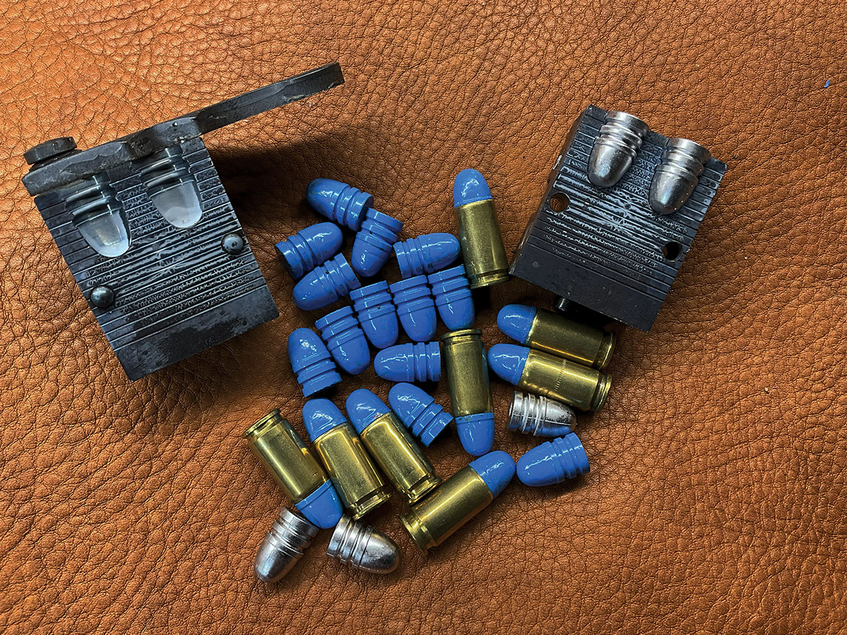 The Lyman 2660242 throws a roundnose, 124-grain bullet.